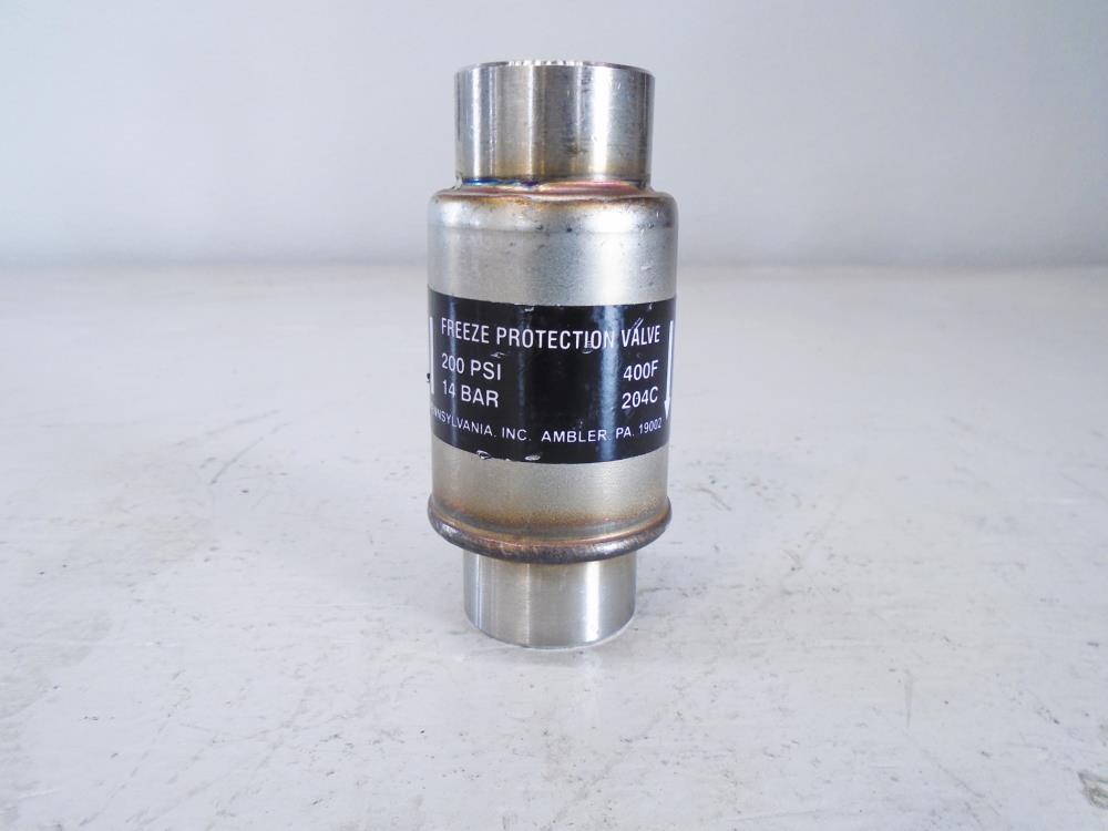 Lot of (3) Process Technology PT62 Freeze Protection Valve 3/4" NPT